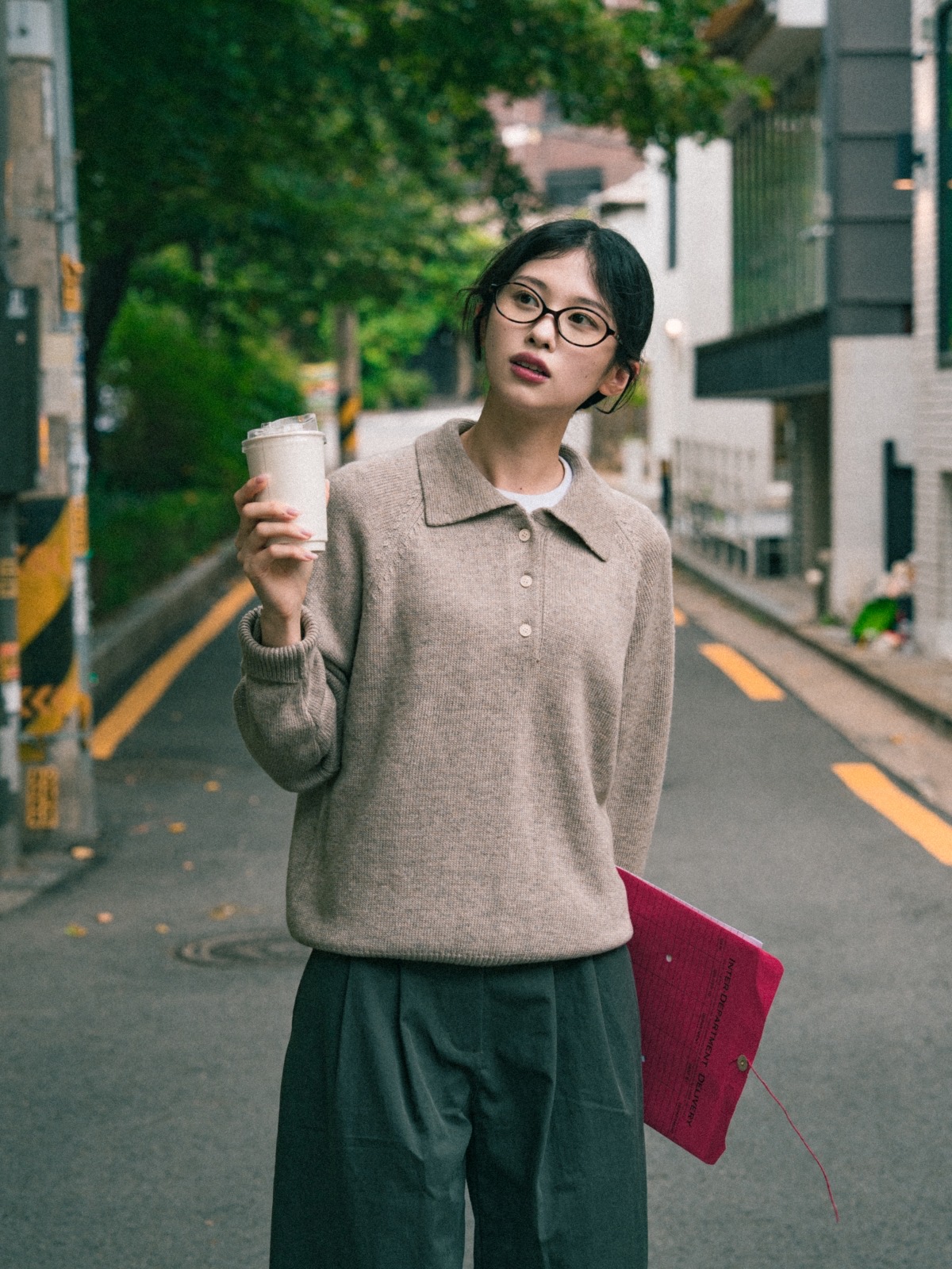 MUSINSA公式 | Havehad ヤクウールカラーニット (3カラー)