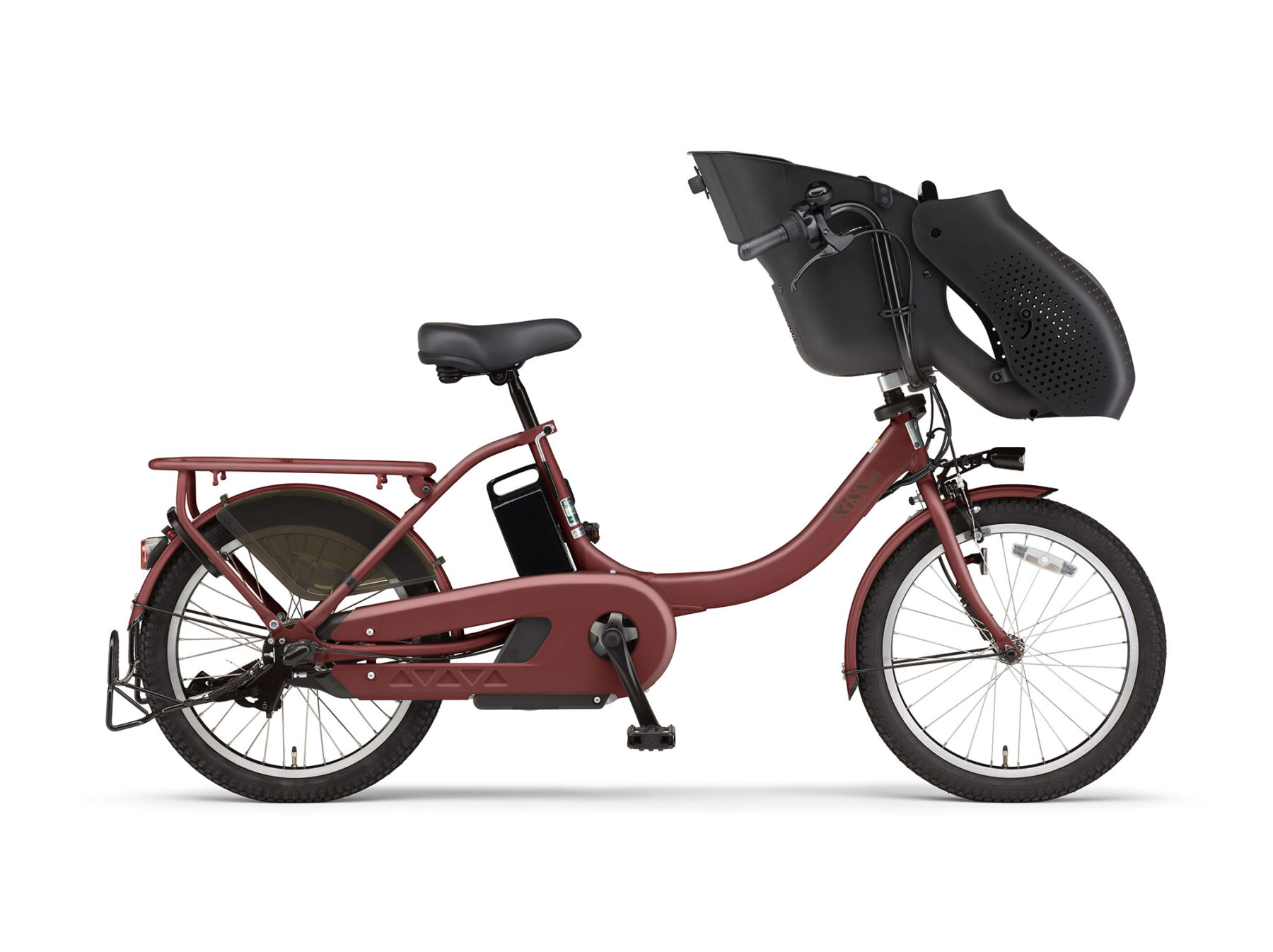 20インチ子供乗せ電動アシスト自転車「YAMAHA PAS Kiss mini un SP
