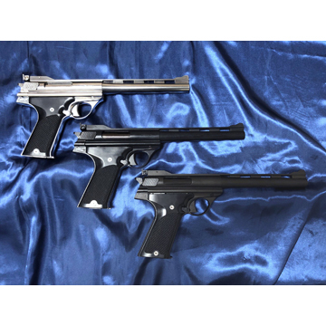 マルシン 44オートマグ クリント1 黒プラグリップ ABS シルバー（ガス