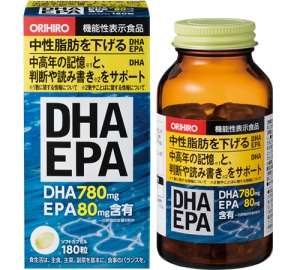 DHA EPA 180粒 | 商品紹介 | オリヒロ株式会社 - ORIHIRO - 健康食品
