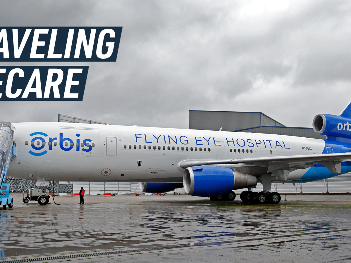 A flying hospital is fighting preventable blindness | Mashable