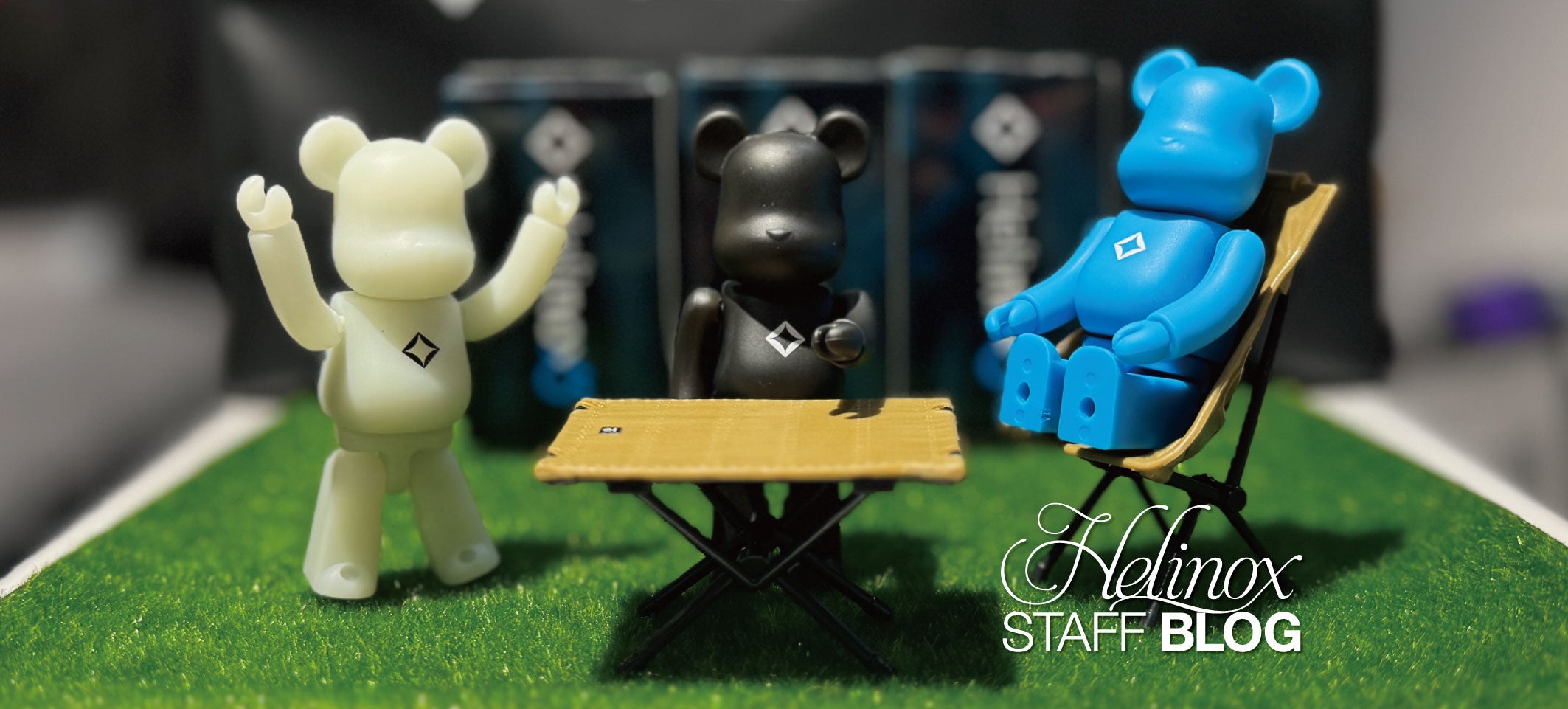 Helinox 15th Anniversary × BE@RBRICK 100% – Helinox Japan