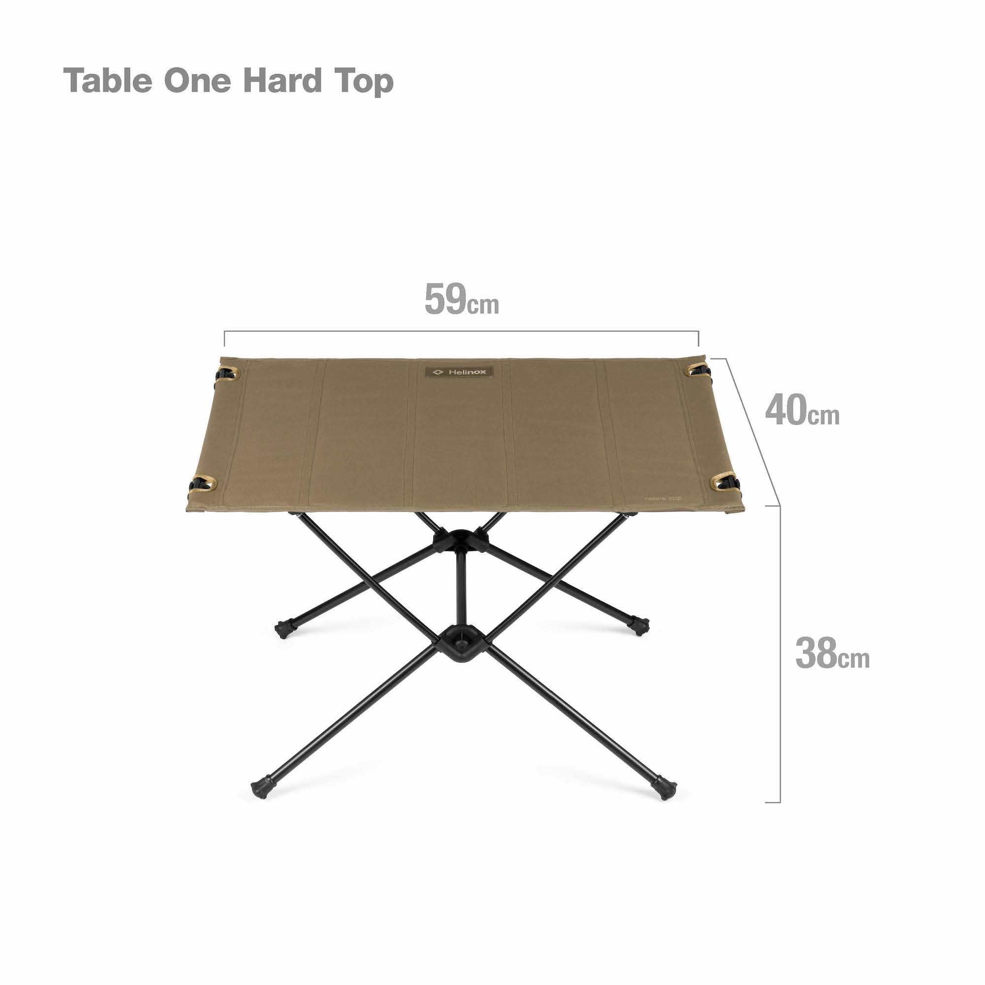 Table One Hard Top - Coyote Tan – Helinox Japan