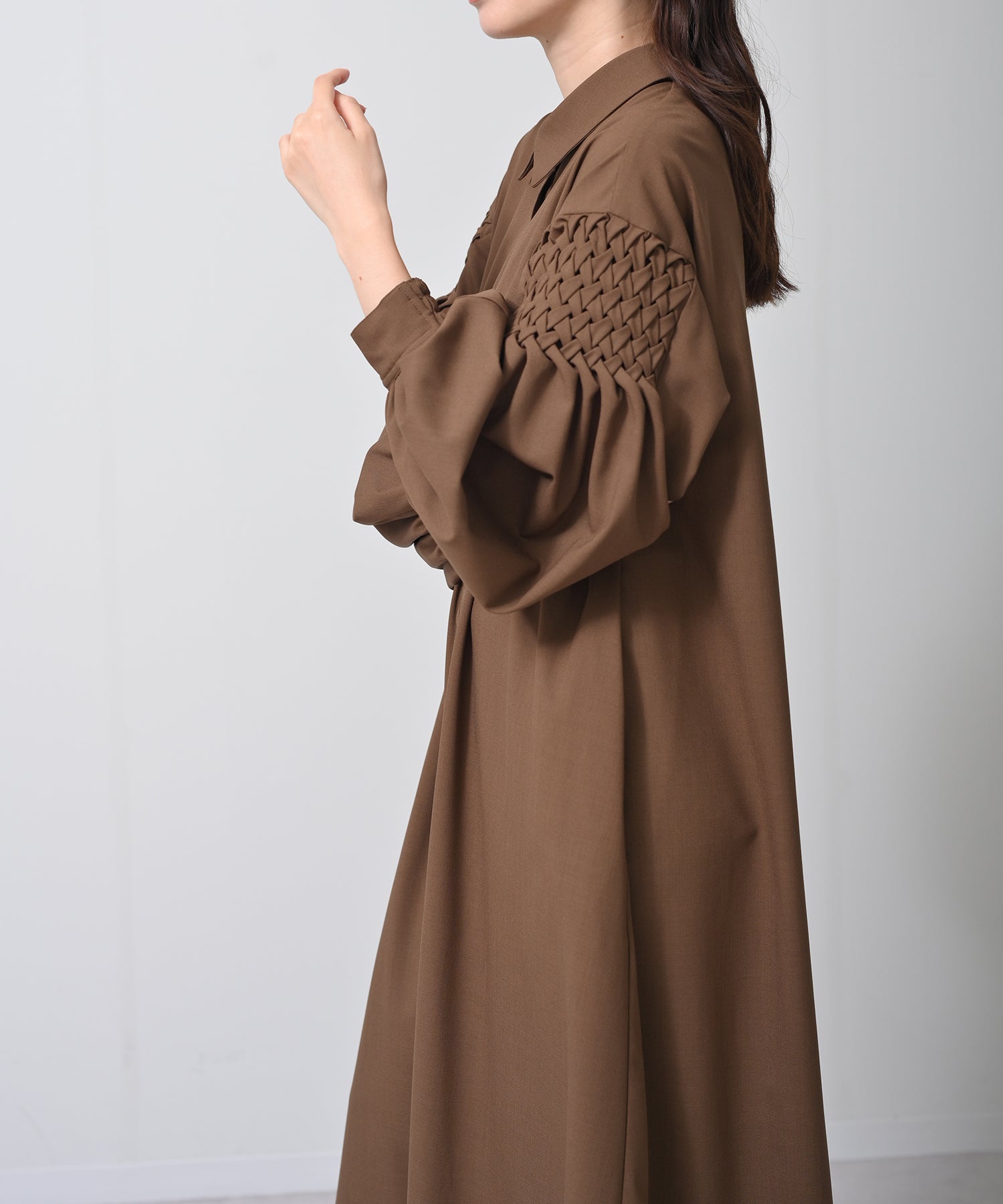 再入荷】Smocking Sleeve Dress