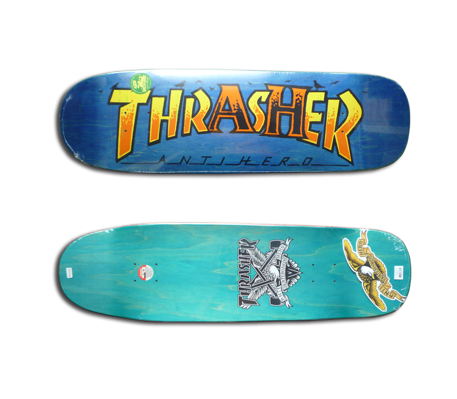 スケートボード THRASHER 420 Forged Titanium159 X THRASHER BURY THE