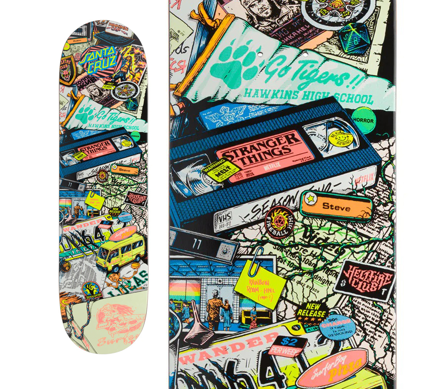 SANTA CRUZ x STRANGER THINGS SEASON 4 DECK (8.25 x 31.8inch