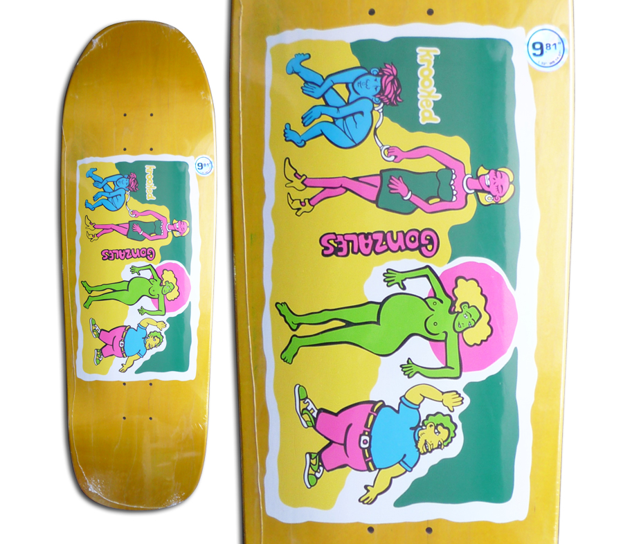KROOKED MARK GONZALES FAMILY AFFAIR DECK (9.81 x 32.06inch) デッキ