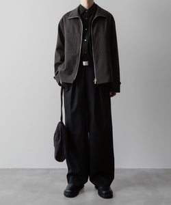 ssstein / シュタイン】EASY WIDE TROUSERS (2/72 WOOL GABARDINE