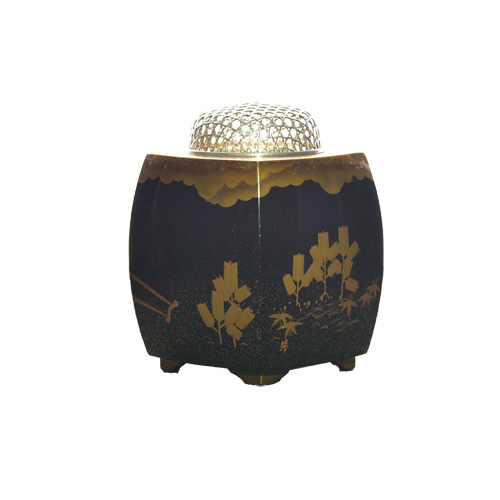 香炉（御所車/堂畑勝峯・胴張り） | 輪島塗 日南彩漆堂