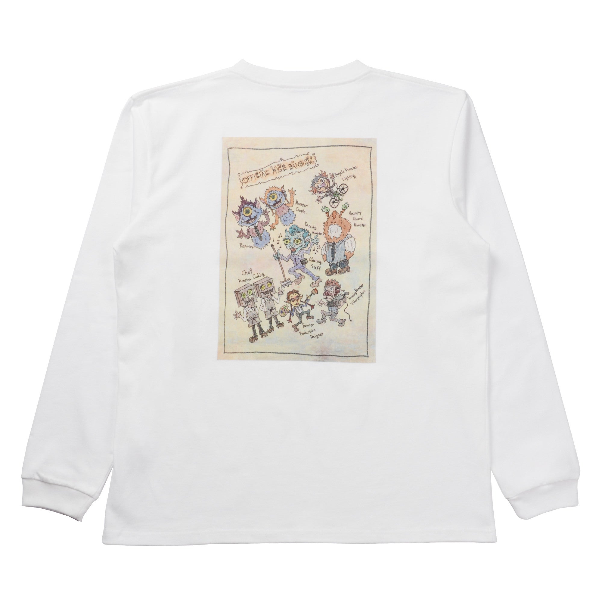 ロングスリーブTシャツ (日常) ホワイト – Official髭男dism ONLINE STORE