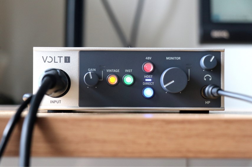 Universal Audio Volt 1をレビュー。ビンテージマイクプリモードがある
