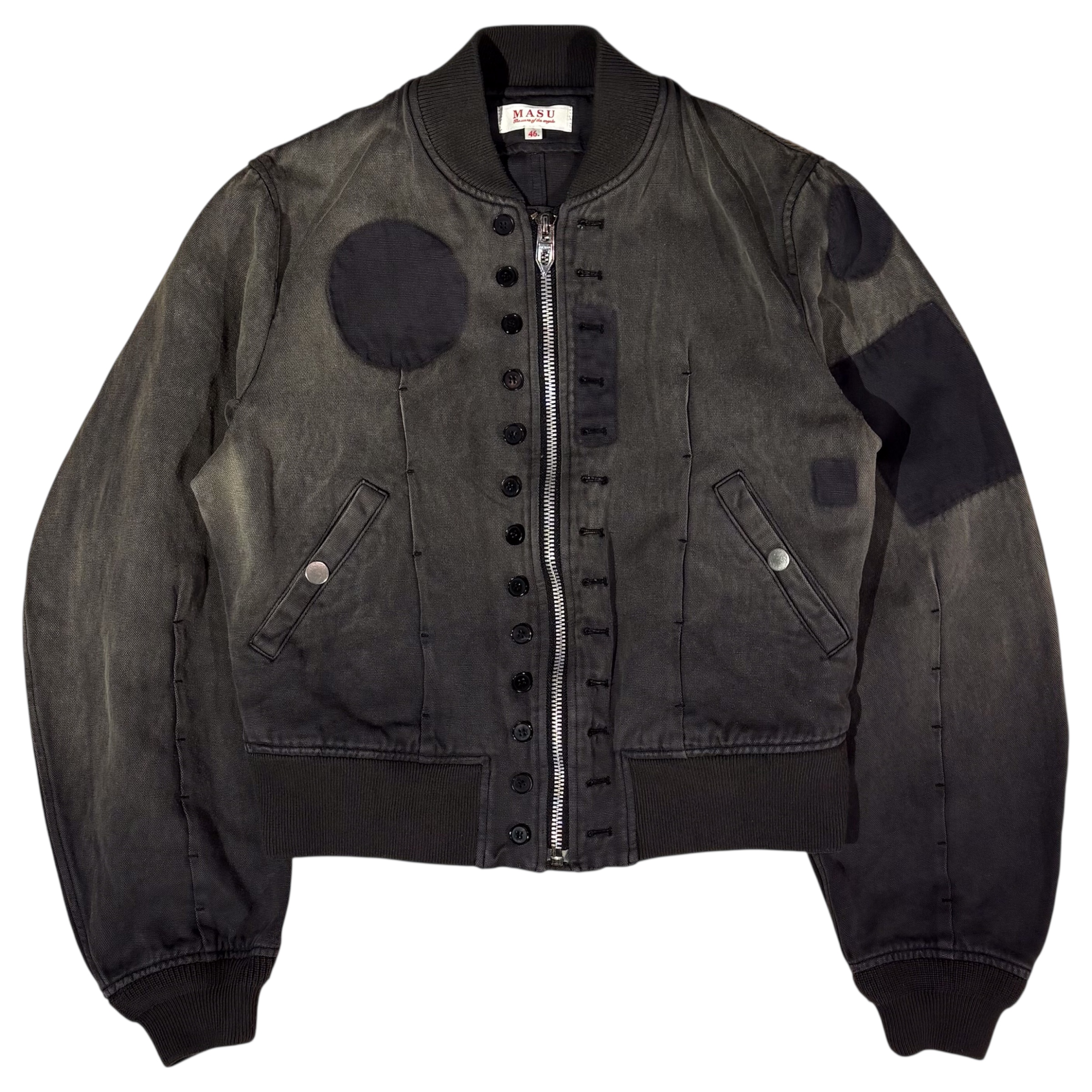 2026SS MASU VICTORIAN BOMBER JACKET - ASH GRAY 商品詳細｜choua la