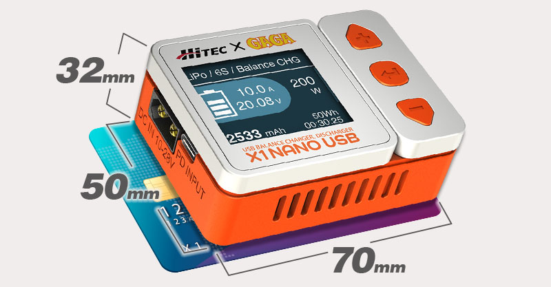 パワーと携帯性を兼ね備えた究極の充電器「X1 NANO USB」誕生‼ | Hitec