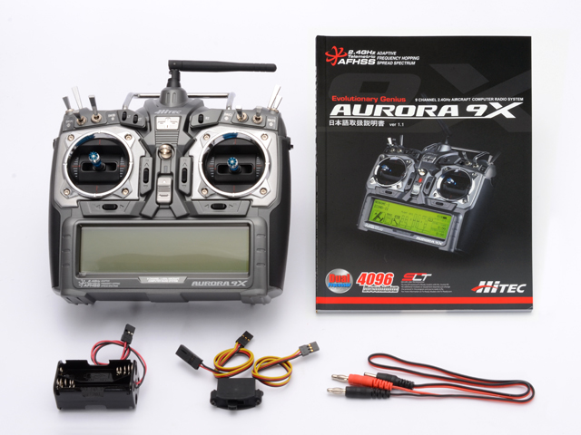 2.4GHz 9ch テレメトリー対応送信機 AURORA 9X | Hitec Multiplex
