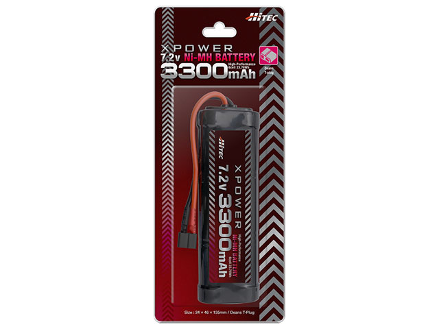 XPOWER Ni-MH 7.2V 3300mAh T型ディーンズコネクター | Hitec