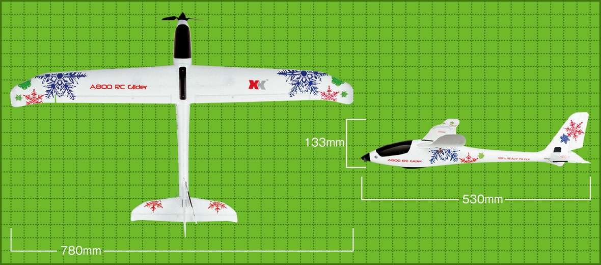 5CH 2.4GHz エアープレーン A800 | Hitec Multiplex Japan Inc.