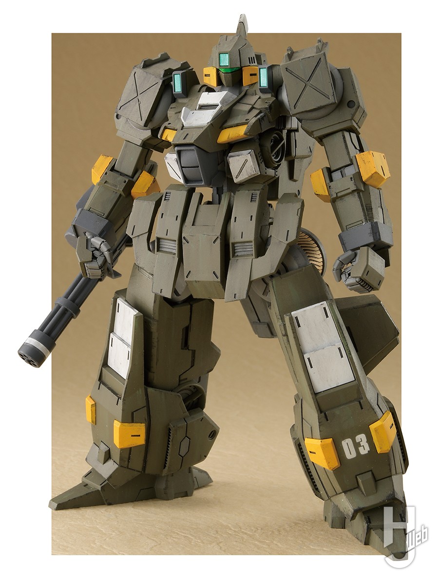 MODEROIDフォーゲルグ」細部をディテールアップ！ オリーブドラブに