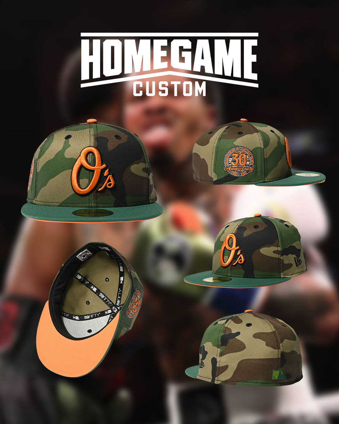NEW ERA - BALTIMORE ORIOLES CO CAMDEN YARD 30TH 59FIFTY WD CAMO
