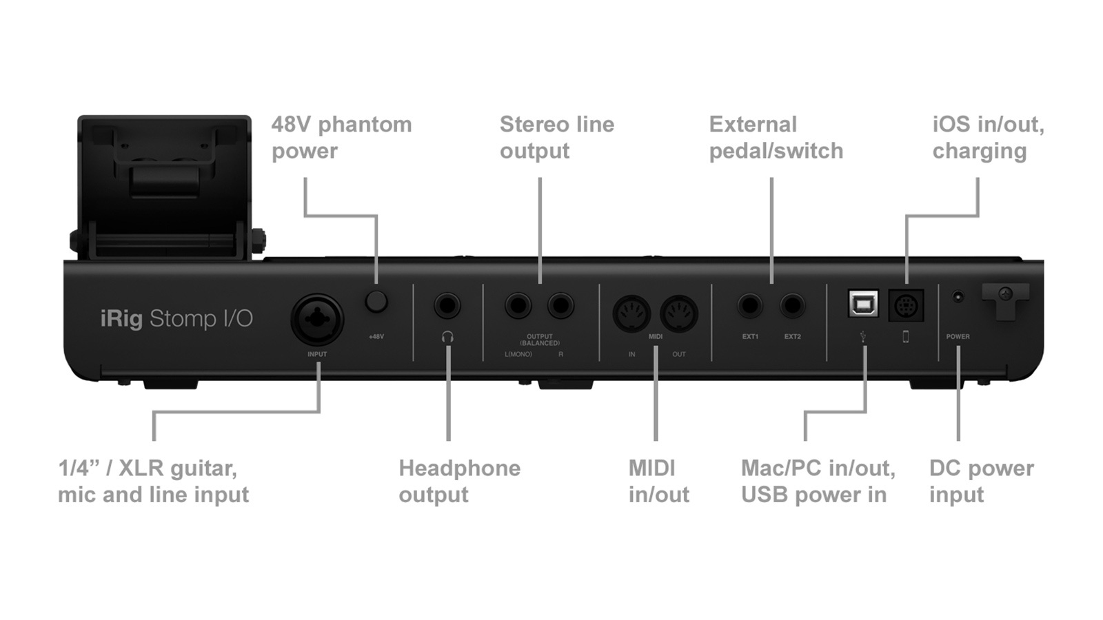 iRig Stomp I/O - IK Multimedia | Hookup, Inc.
