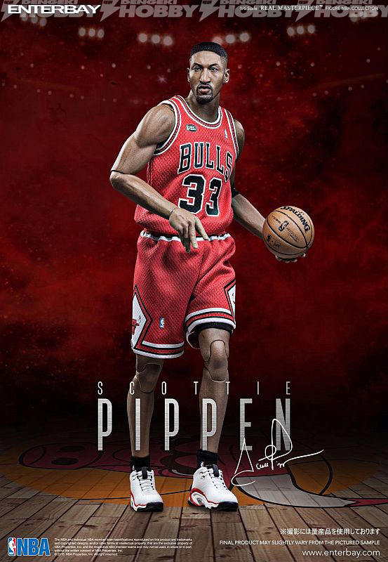 スコッティ・ピッペン」が、エンターベイの1/6フィギュアシリーズ「NBA