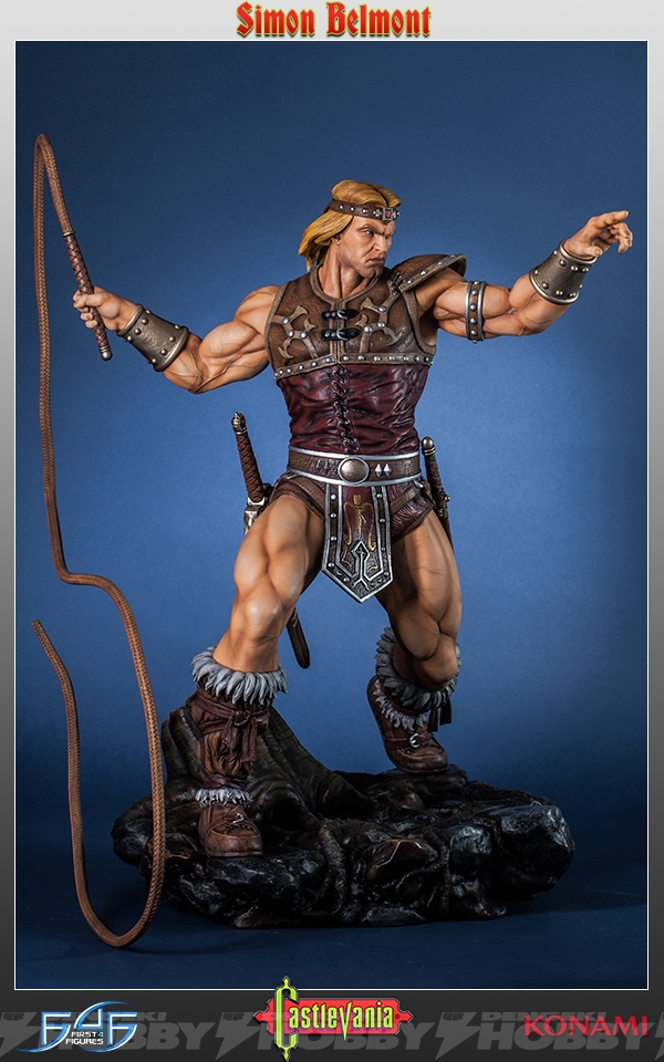 悪魔城ドラキュラ』から、 シモン・ベルモンドが1/4スタチュー