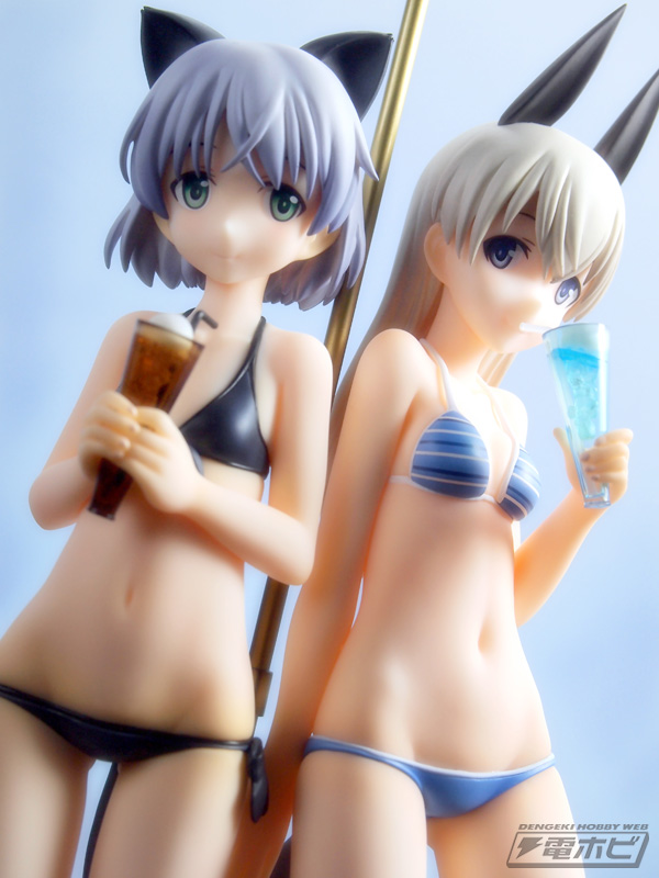 夏を先取り！『ストライクウィッチーズ』サーニャとエイラの水着が