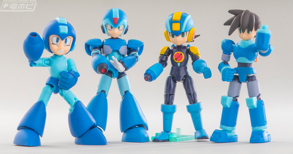発売間近の「66アクションダッシュ ロックマン」を製品サンプル