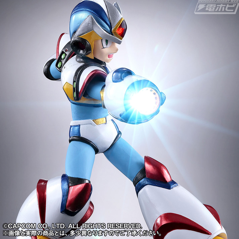 世界初『ロックマンX2』LED内蔵のエックス セカンドアーマーの