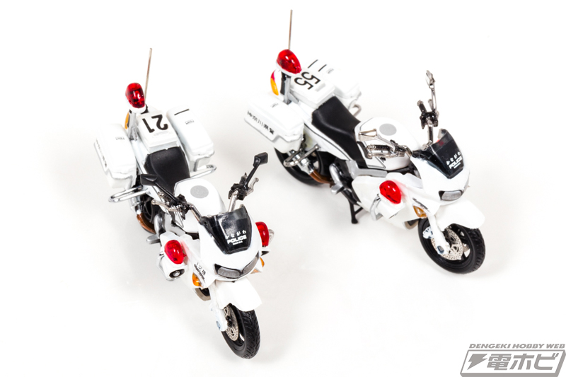 神奈川県警察仕様の白バイ「ホンダ VFR800P」が1/43スケールで登場！第