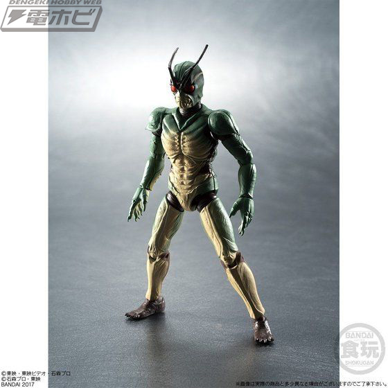 食玩「SHODO仮面ライダーVS」に仮面ライダーシンとJが登場！ショッカー