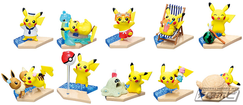 自販機で買えるポケモンフィギュア第2弾！「あつまれ！ピカチュウ