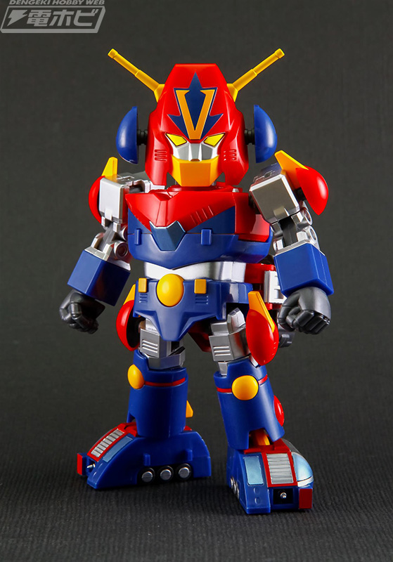 新シリーズ「MINI DERFRMED」のコン・バトラーVはデフォルメ体型でも