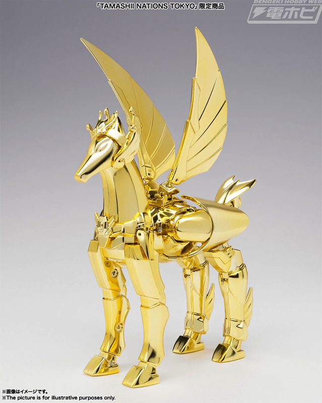 黄金に輝く「聖闘士聖衣神話EX ペガサス星矢（新生青銅聖衣）」が登場