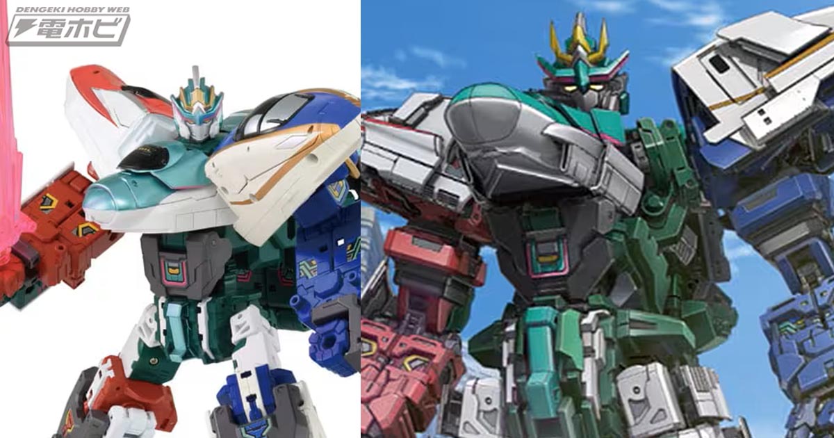 3体のシンカリオンが合体しシンカリオンSRGに！『シンカリオン