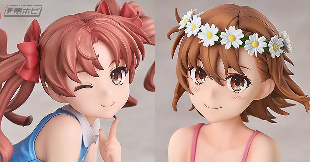 とある科学の超電磁砲T』生足が魅力的なワンピース姿の御坂美琴と白井