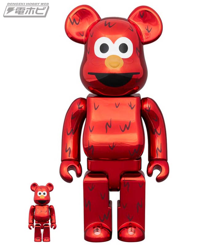 セサミストリート』の「エルモ」がギラリと輝く「CHROME Ver.」のBE