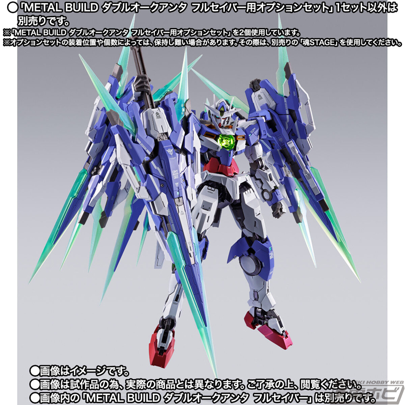 機動戦士ガンダム00V戦記』METAL BUILD ダブルオークアンタ フル