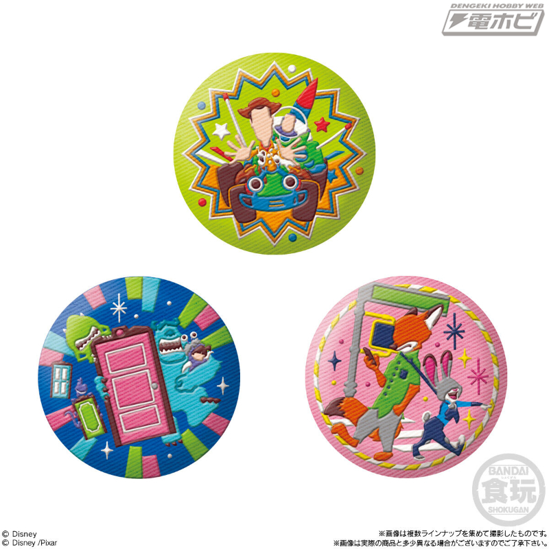 Disney』刺繡缶バッジビスケットシリーズの第2弾が登場！『トイ