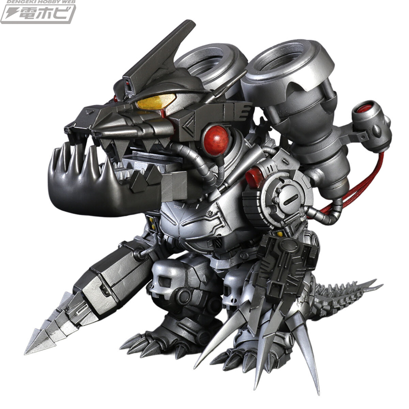 ゴジラVSデジタルモンスターCOLOR』ムゲンドラモンの各部が機龍のよう