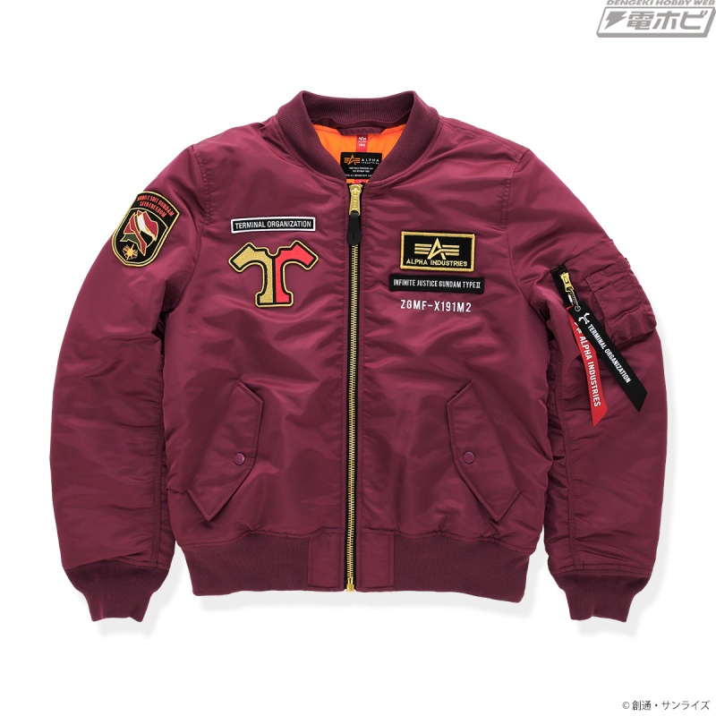 機動戦士ガンダムSEED FREEDOM』とALPHA INDUSTRIESがコラボした新作