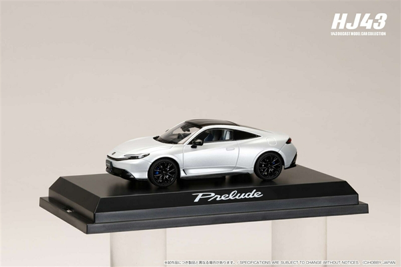 ホンダ プレリュード2025」が1/43スケールでダイキャスト製ミニカー化