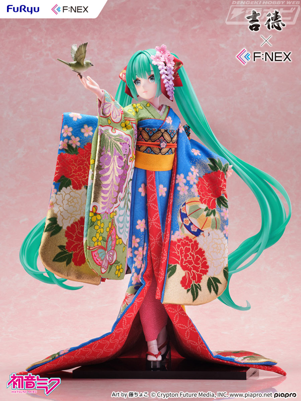 吉徳×F:NEX「日本人形フィギュア」第9弾の初音ミクが再登場