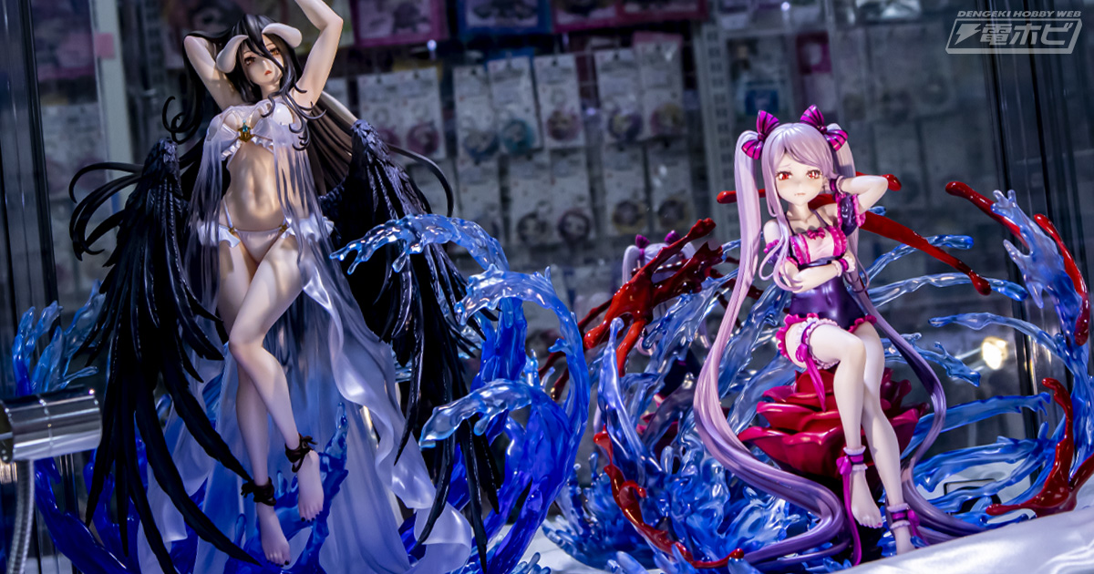 セクシー＆可憐な水着姿のアルベドとシャルティアを再現！渋谷