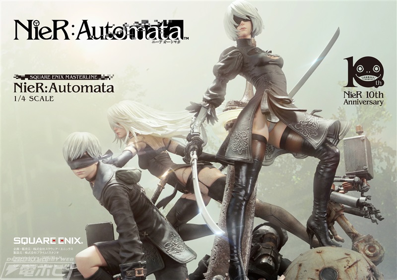 ニーア オートマタ』2Bたちが迫力の1/4スケールで立体化！プライム1