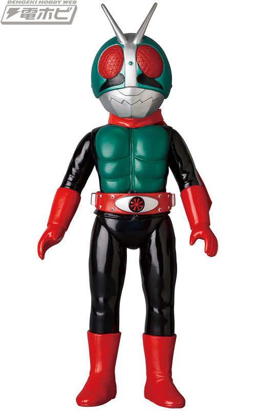 東映レトロソフビコレクション」の新作はキングサイズの「仮面ライダー