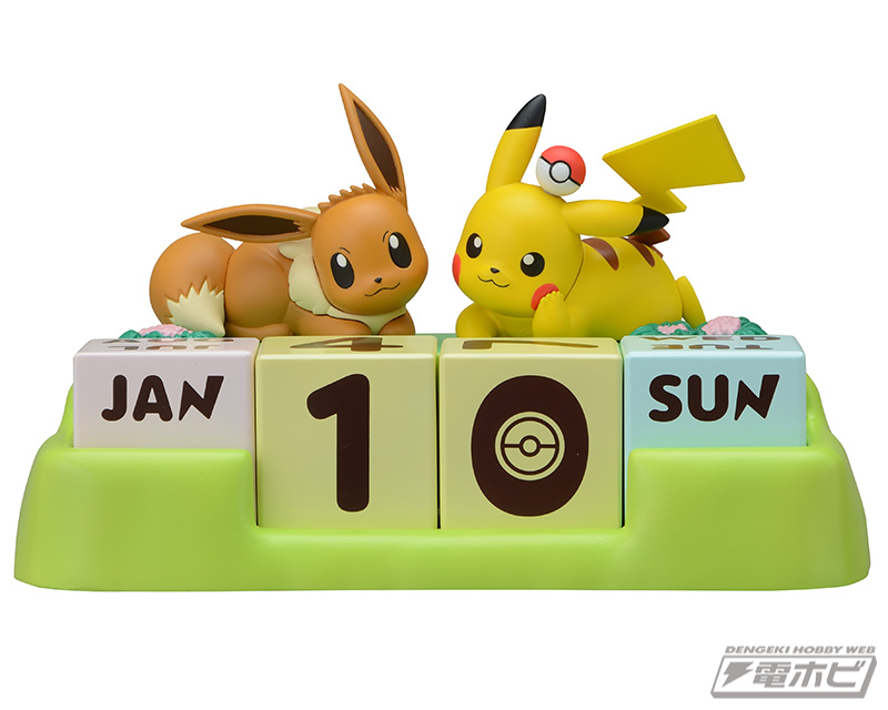ポケモン』イーブイとピカチュウが暦を告げる！万年カレンダーをセガ