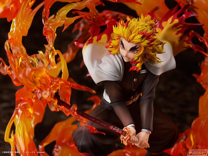 鬼滅の刃」無限列車編』煉獄杏寿郎が奥義「玖ノ型・煉獄」を放つ姿で