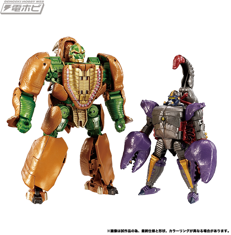 ライノックスVSスコルポス！トランスフォーマー「BWVS-02 頑強の対決