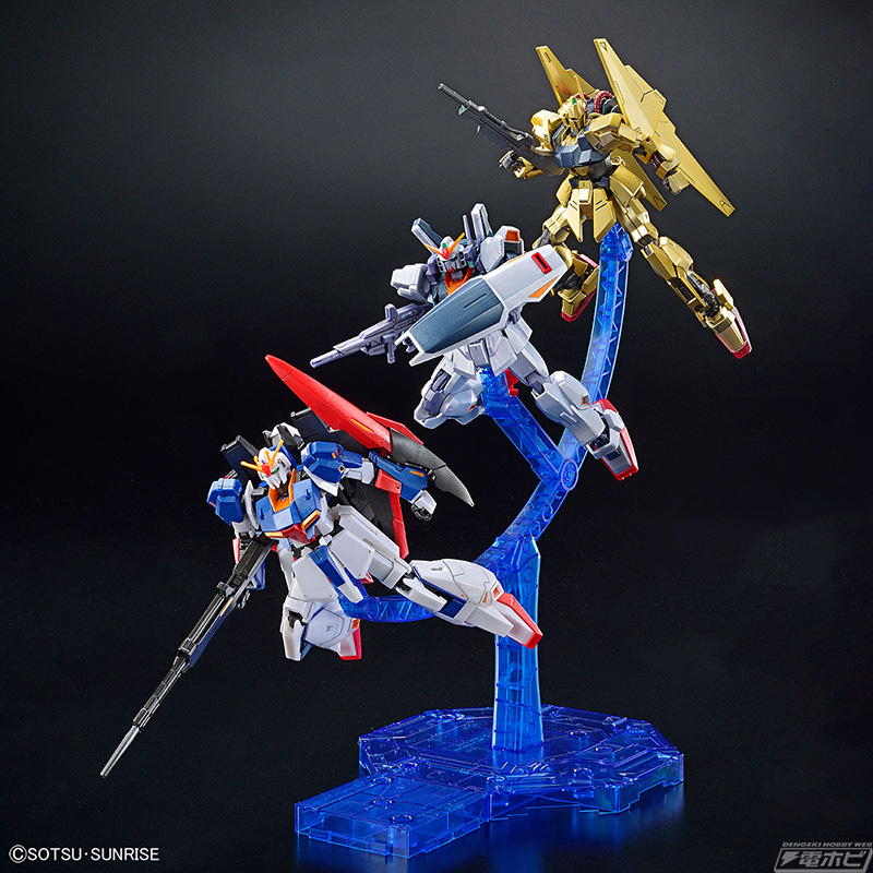 Zガンダム』HGのゼータガンダム、百式、ガンダムMk-II（エゥーゴ仕様