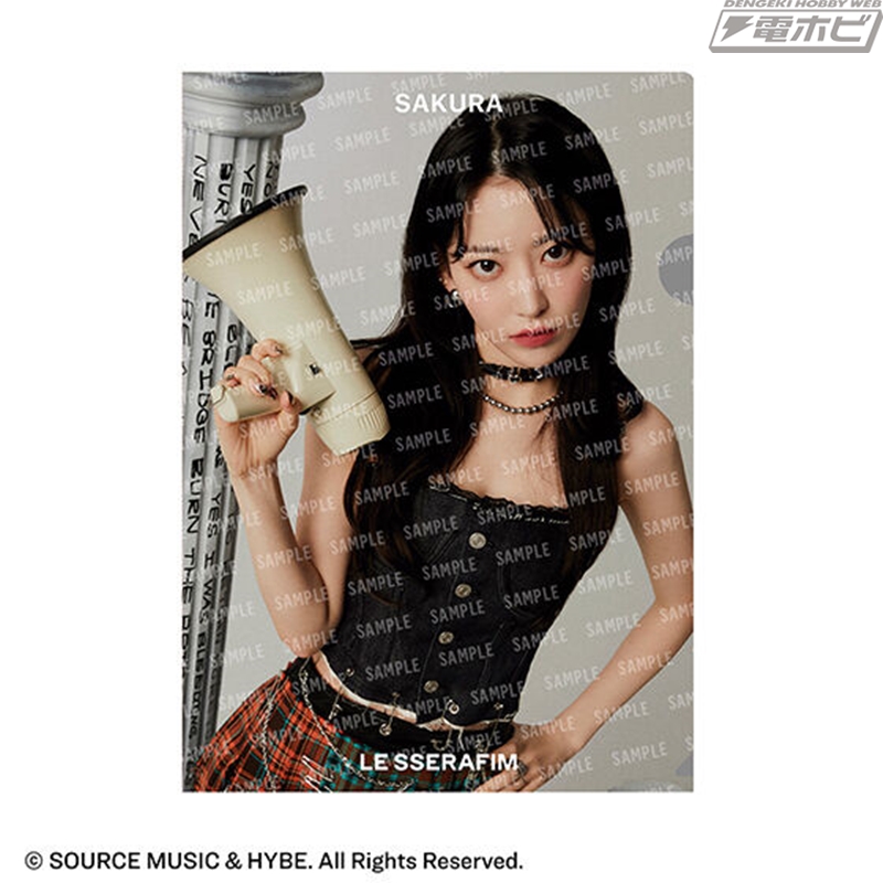 日本2ndシングル『UNFORGIVEN』のデザインを使用！「LE SSERAFIM（ル